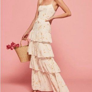 Reformation Foxglove Long Dress Sz. 6 Never Worn